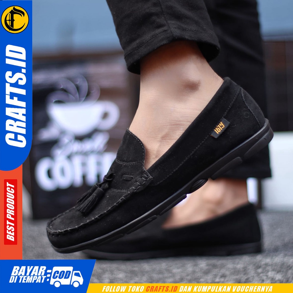 CRAFTS gaslov - Sepatu Casual Slip On Slop Santai Pria