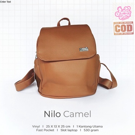 TAS RANSEL K NILO WRN CARAMEL RUMAH WARNA