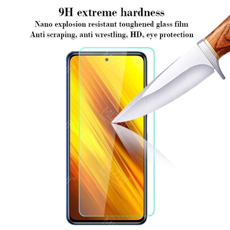 Pelindung Layar Tempered Glass Poco X3 NFC / Poco X3 Pro 3 in 1 Dan 2 in 1