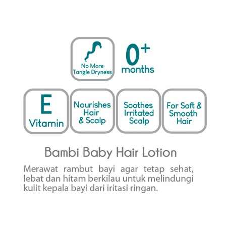 BAMBI Baby Shampoo / Oil / Hair Lotion | Sampo Losion bayi