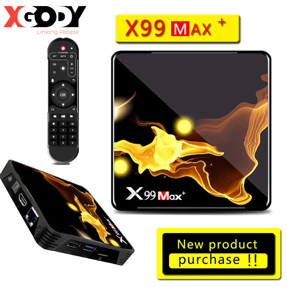 XGODY Smart TV Box 8K Android 9.0 4GB 32GB - X99 Max+