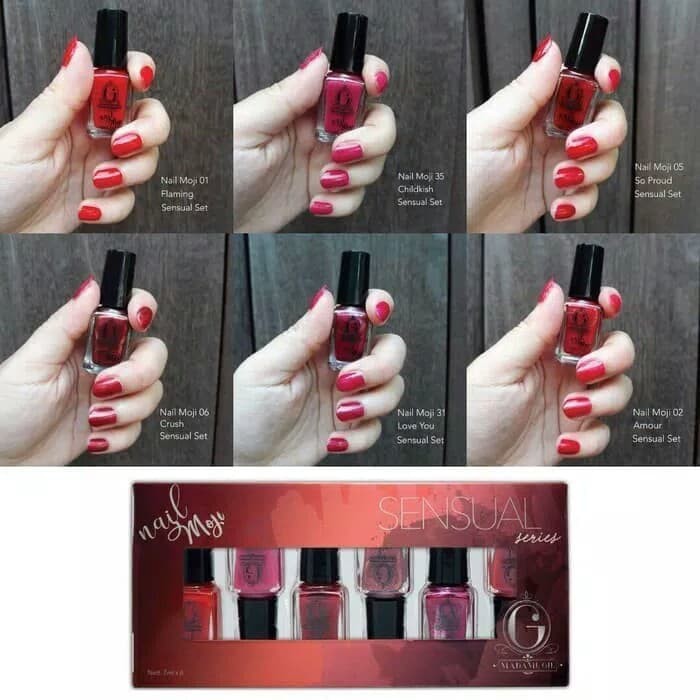 PROMO HABISIN STOK MADAME GIE Nail Moji Sensual Series