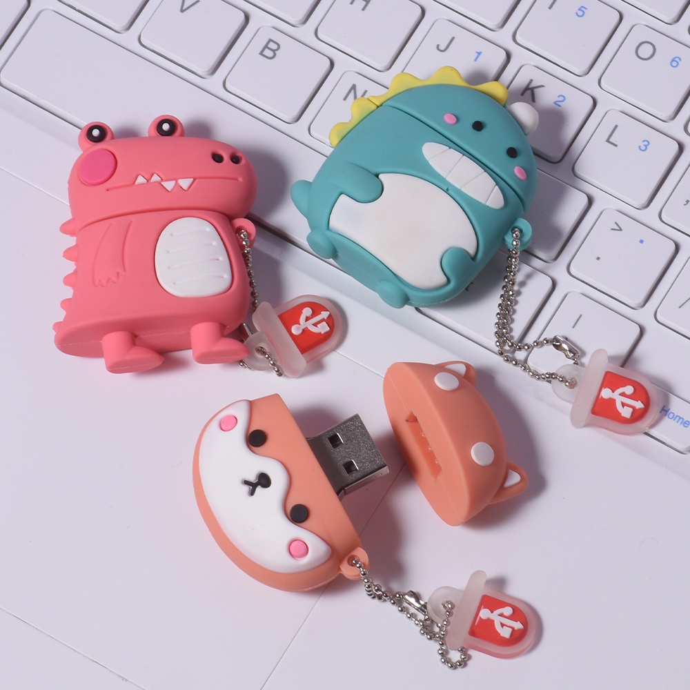 Flash Drive USB 2.0 Model Anjing Akita Lucu Kecepatan Tinggi 1TB