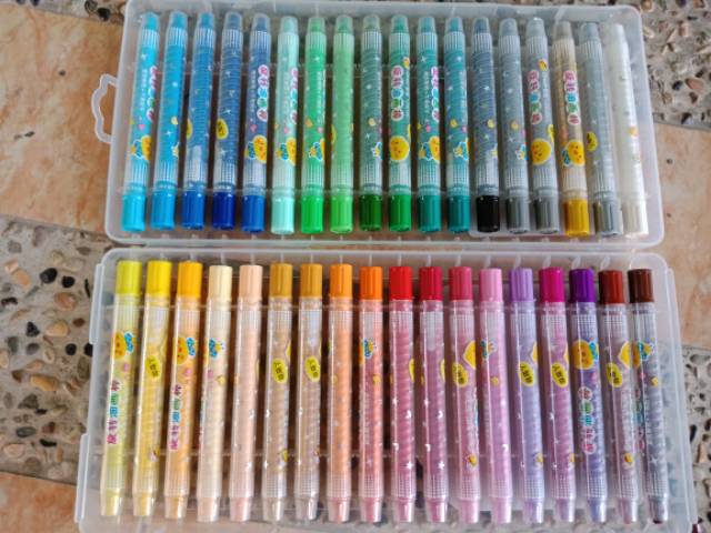 Crayon Grasp Roller Oil Pastel 36 Colour / Crayon oilpastel putar 36w Grasp-1
