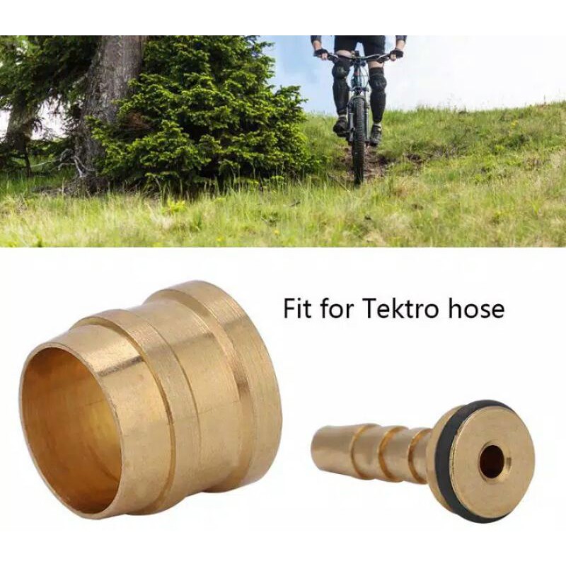 olive connector tektro brake konektor selang rem hidrolik tektro brake set