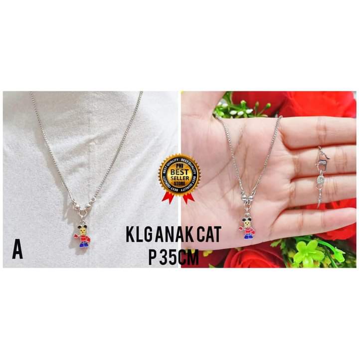 Kalung TITANIUM Anak Karakter Berbagai Motif Perhiasan Anak (COD)