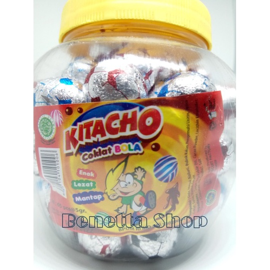 

Kitacho Coklat Compound Bentuk Bola Isi 65pcs