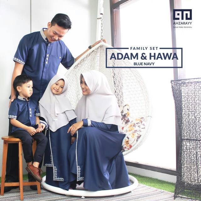 BIG SALE  ADAM HAWA NAVY BY AHZARAYY