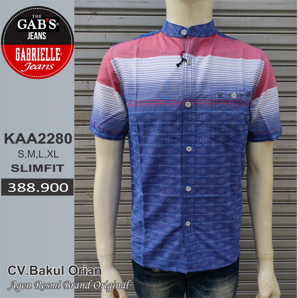 Baju Koko Kemeja Pria Gabrielle Gab's Original - KAA2280