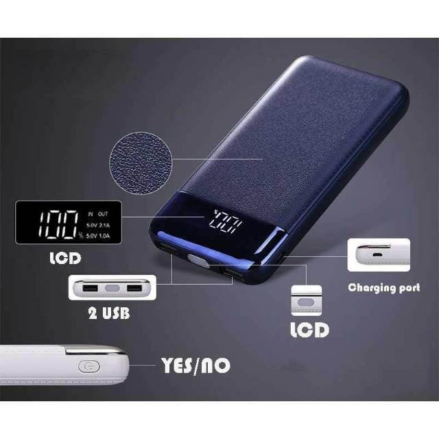 Trustfire Power Bank Quick Charge 2 Port 20000mAh + LED Flash