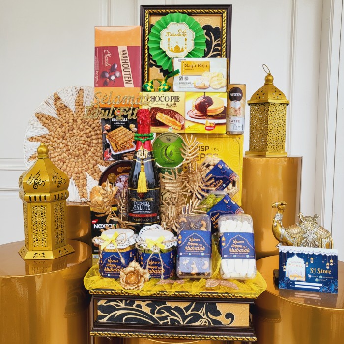 

Paket box hampers lebaran parcel idul fitri ramadhan kue kering 206
