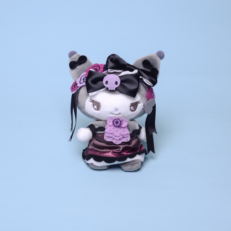 Kartun Lucu Seri Pesta Teh Kuromi Lucu Mainan Mewah Boneka Liontin Tas Liontin