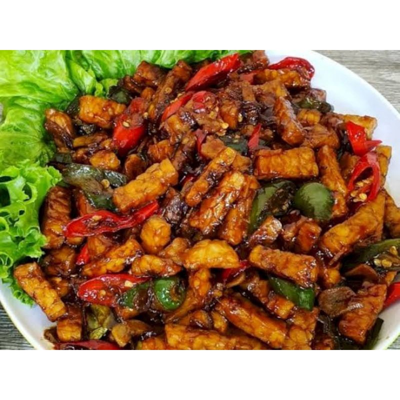 

TEMPE OREK KECAP CABE RAINBOW (READY) 250gr