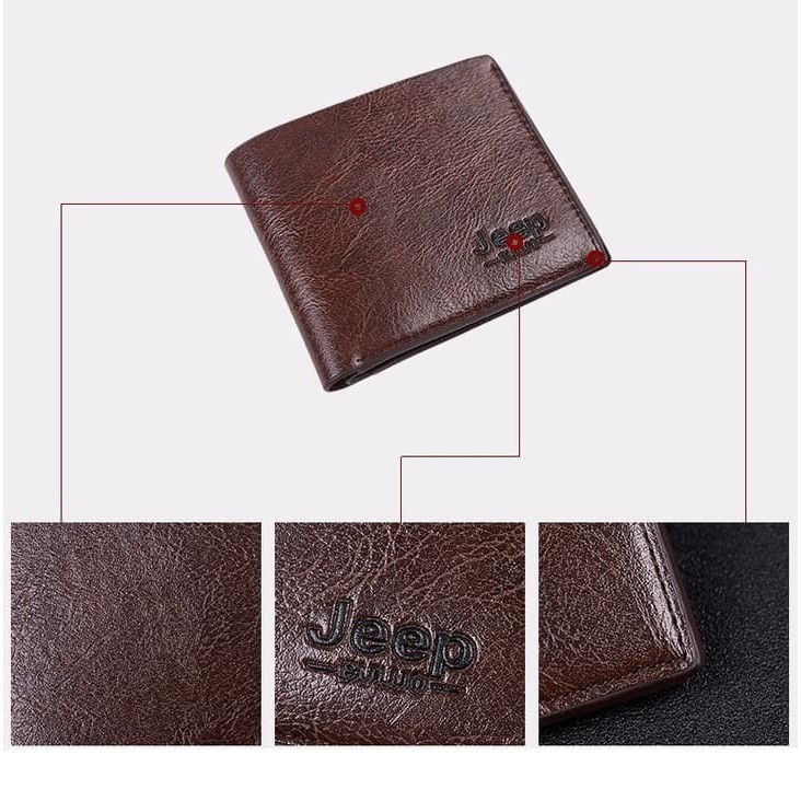 PROMO!! Jeep Short Wallet Dompet Pria / Dompet Fashion Pria / Dompet Lipat Pria