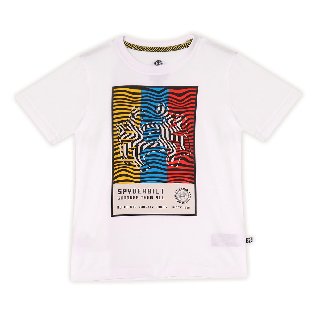 Spyderbilt Kaos Lengan Pendek Anak Anak Putih Belier KPTS019-WHT Planet Surf