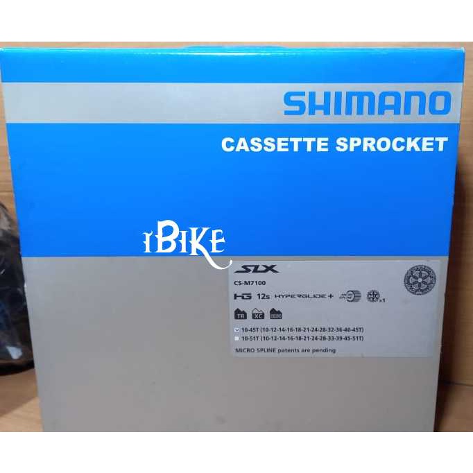 Sprocket Shimano SLX M7100 12 Speed 10-45T