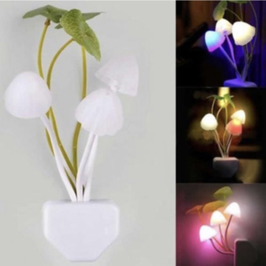 Lampu Tidur Jamur Avatar Mushroom Sensor Cahaya Led Night Lamp