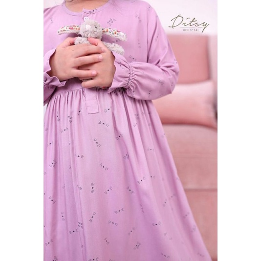 Little Ditsy Mustache Dusty Size 6