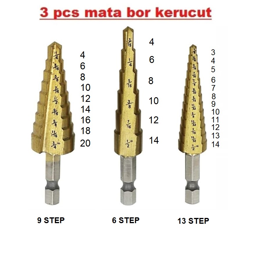 MATA BOR PAGODA 6 STEP - MULTI STEP DRILL