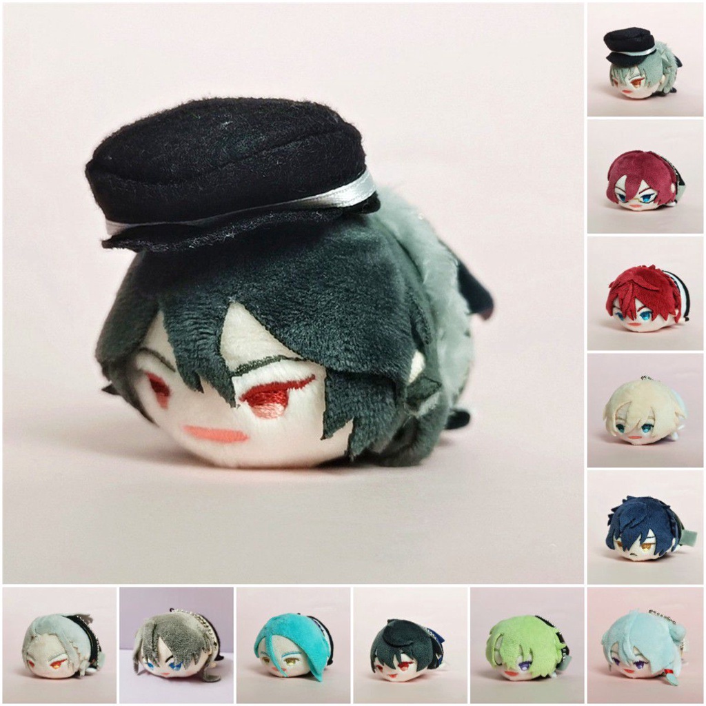 Cute Ensemble Stars Plush Doll Kawaii Cartoon Anime Plush Toys Cute Eichi Hibiki Wataru Keychain Bag Pendant Birthday Gift for Girls