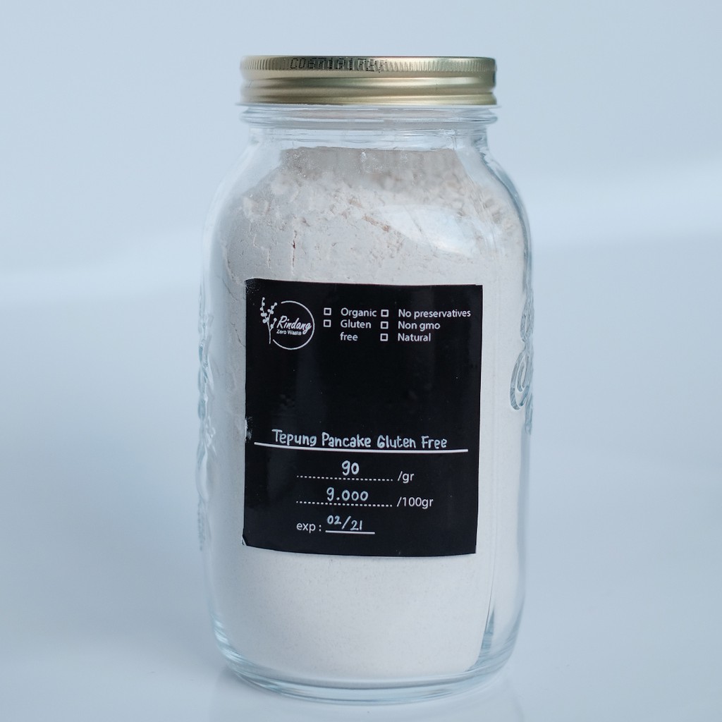 

tepung pancake gluten free 100 gram