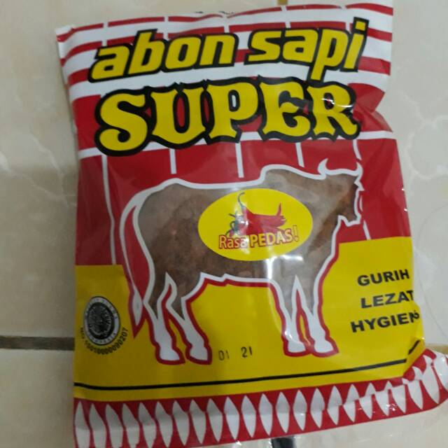 

Abon Sapi SS Super Rasa Pedas