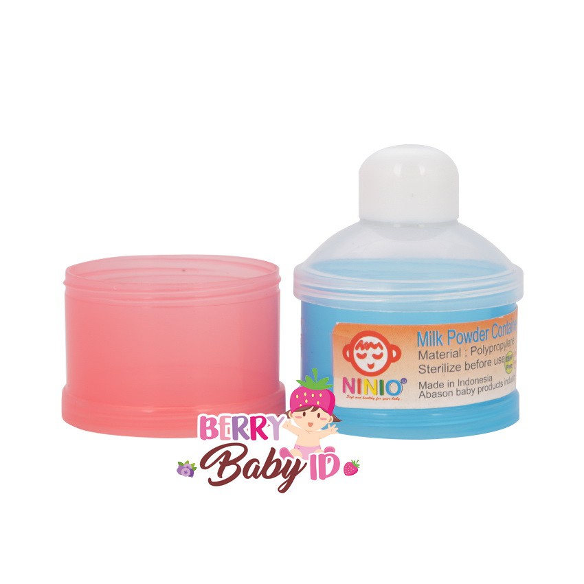 Ninio Tempat Dispenser Susu Bayi - Milk Powder Dispenser 2 Susun Berry Mart