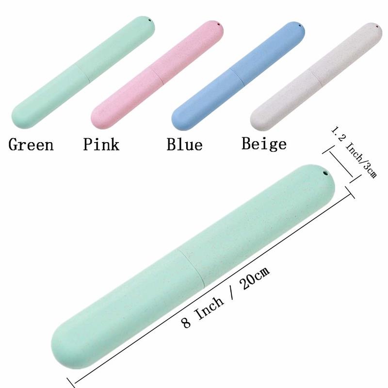 1pc Portable Dust-proof Tooth Brushes Box for Traveling, Camping, Business Trip, Home, School