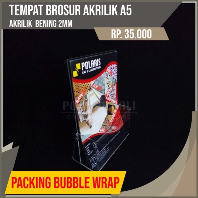 

@@@@] TEMPAT BROSUR A5/ TEMPAT DISPLAY BROSUR AKRILIK/DISPLAY UKURAN A5/