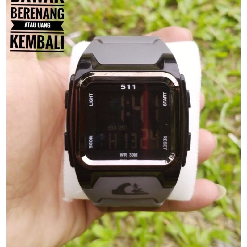 JAM TANGAN PRIA DIGITAL SEGI EMPAT SIMPLE TAHAN AIR