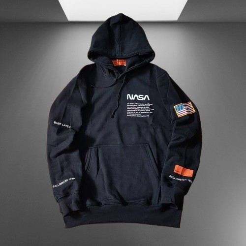 Hoodie Sweater NASA Terlaris Pria Wanita