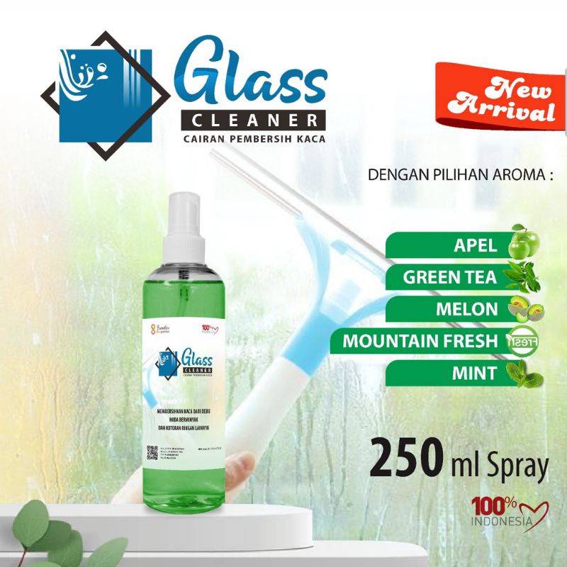 Pembersih Kaca biar kinclong aneka aroma kemasa spray 250 ml