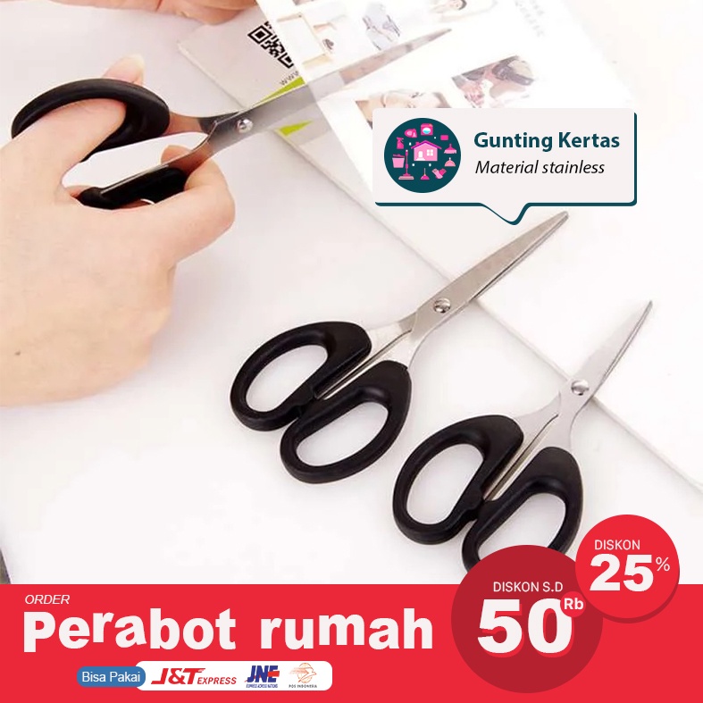 

Gunting Kertas Stainless Paper Scissors Pemotong Serbaguna Murah