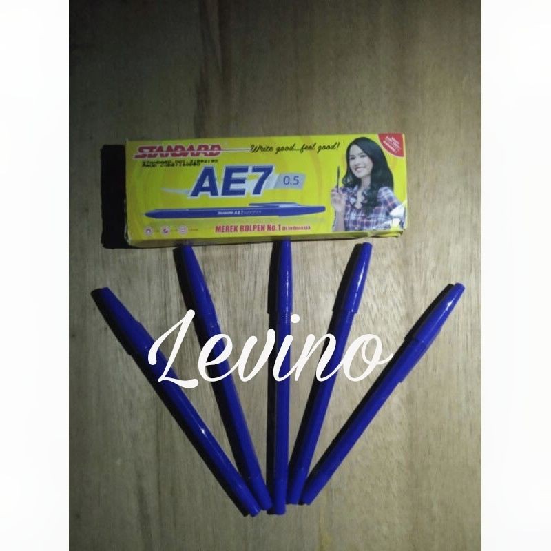 

Pulpen Standard AE7 warna biru