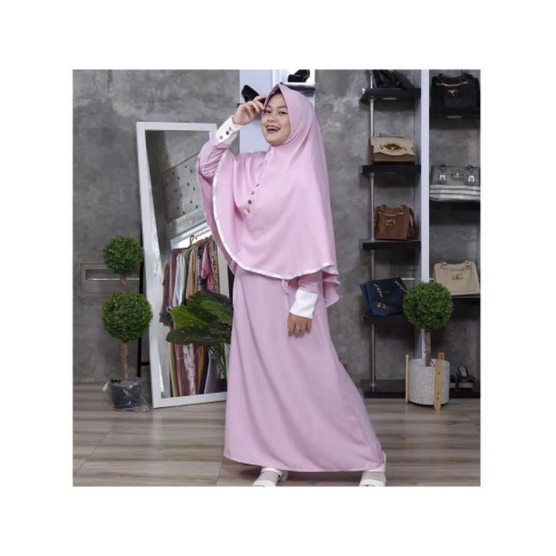 Nessa Dress set Khimar syar'i