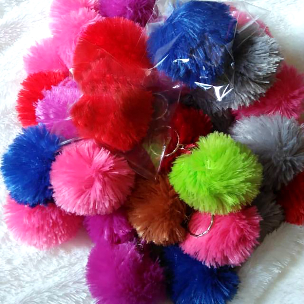 Aksesoris Pom Pom Gantungan Tas Beli 1 Bonus 19Pic