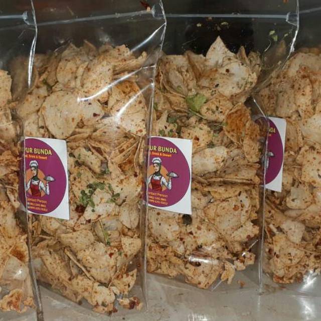 

Keripik basreng pedas jeruk