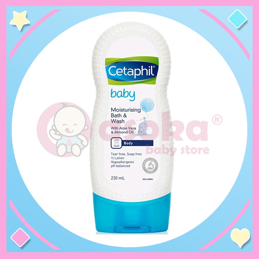 Cetaphil Baby Moist Bath &amp; Wash 230 ml ASOKA