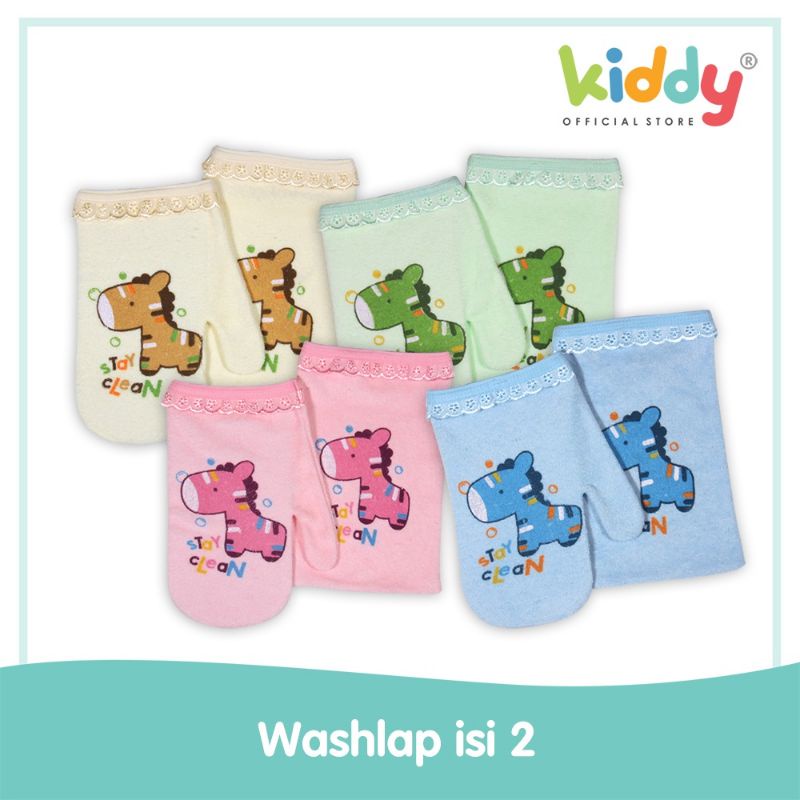 Kiddy Washlap Isi 2 Saputangan Bayi