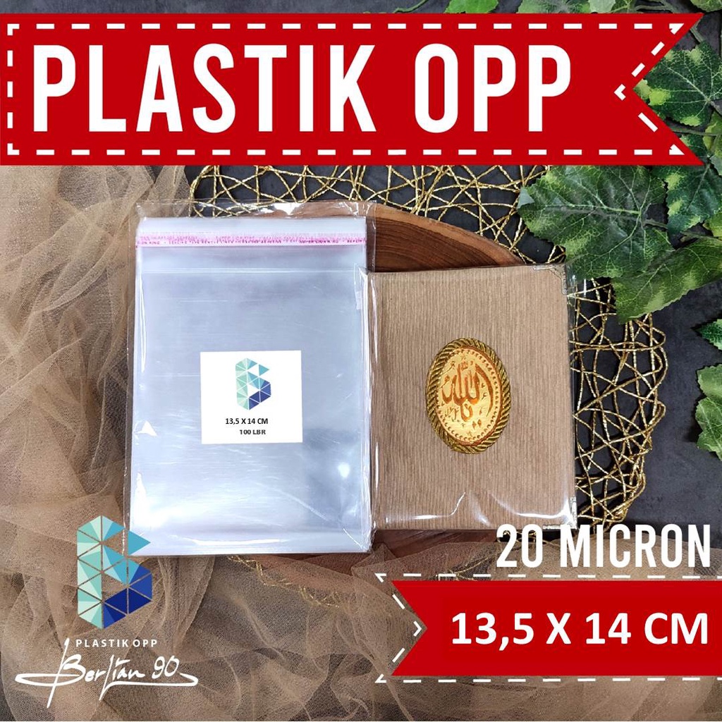 

13,5X14 CM PLASTIK OPP (SEAL/LEM) TEBAL 20 MIC ASLI / PLASTIK KEMASAN BENING BINGKUS MAKANAN BUKU SOUVENIR AKSESORIS UNDANGAN TERMURAH