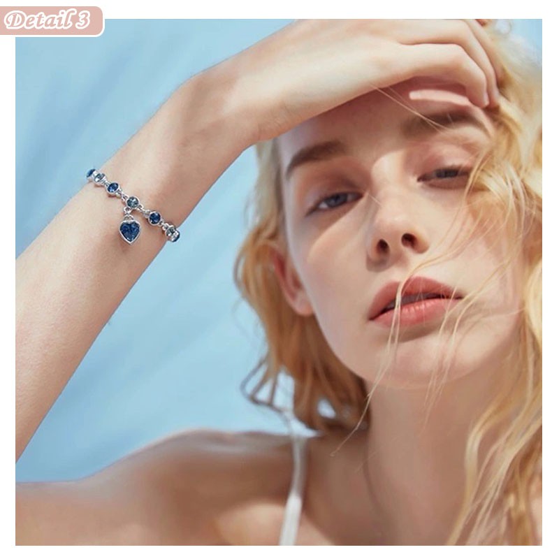 Madley Jewelry Women Gelang Wanita Motif Berlian Fashion Alloy Anti Karat GLG06 Flash Sale-3