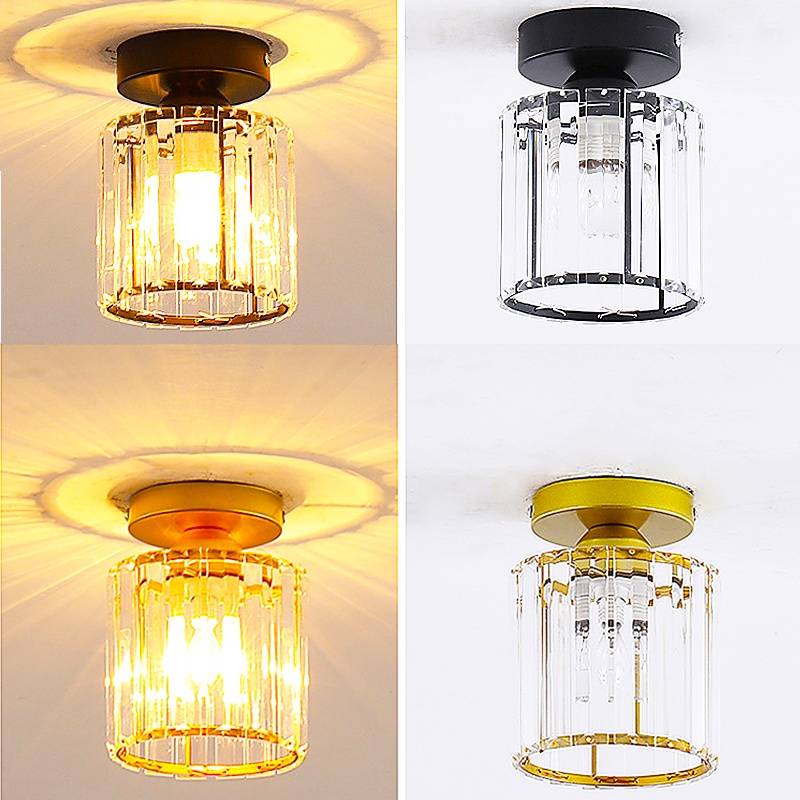 Nordic Kitchen Led Light Ceiling Lights Fixtures Modern Surface Mount Glass Hanging Ceiling   Lamp for Living Room Round Square