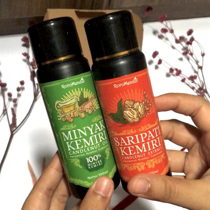 PAKET MINYAK KEMIRI RORO MENDUT ORIGINAL - HAMPERS SKINCARE