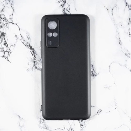 SoftCase Macaron Black Redmi 9A 9C 9T TPU Full Black Protection Camera Non Slip