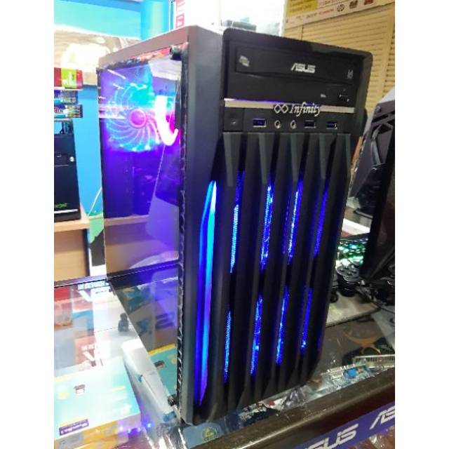 Pc gaming dan editing intel core i7 2600 3.4 ghz  / ram 8 gb / ssd 120 gb / with GT 1030 D5 /