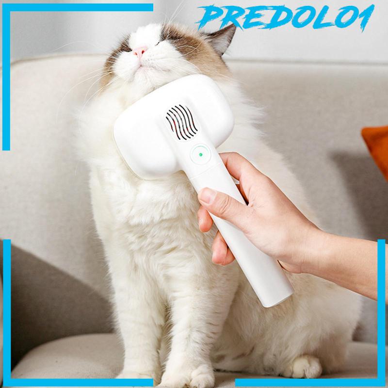 (Predolo1) Hair Dryer Elektrik Dengan Sikat Vakum Untuk Membersihkan Bulu Hewan Peliharaan