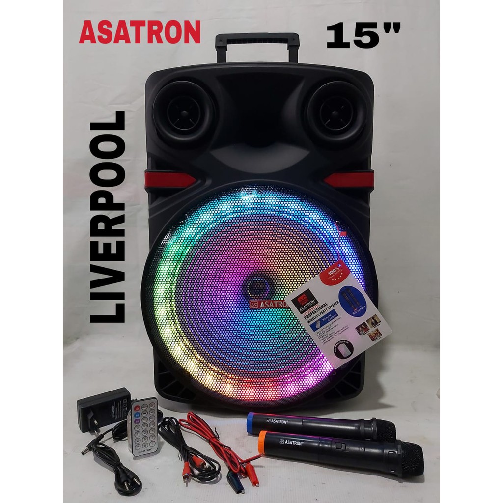 Speaker Portable Meeting 15 inch NEW MANCHESTER ASATRON HT-8873UKM