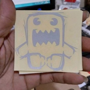 stiker Domo stiker JDM mobil motor