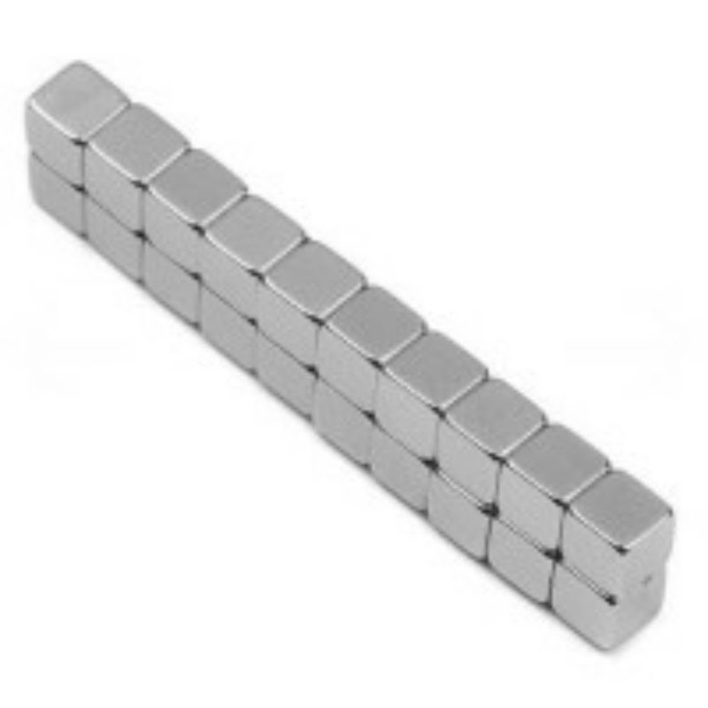 selusin magnet kotak puzzle 4x4x4mm