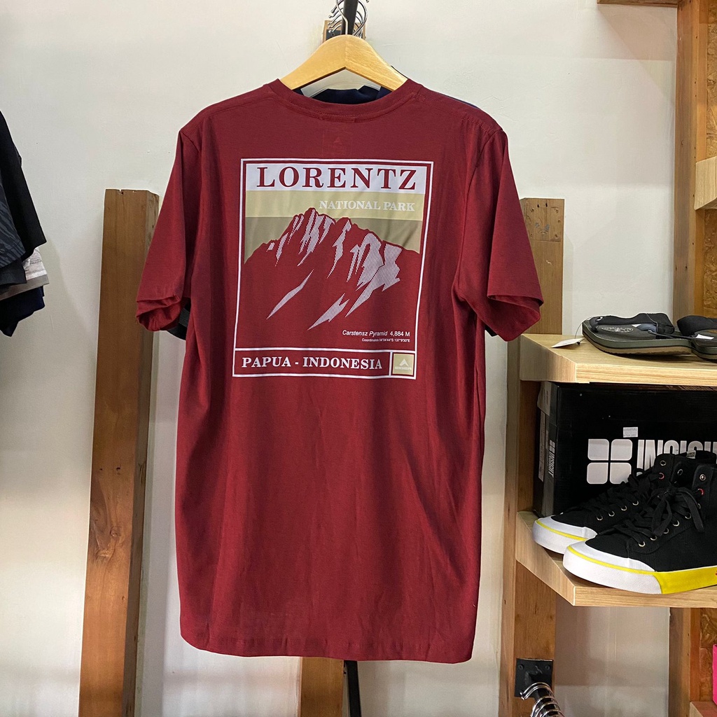 Kaos Original Lorentz Cartenz Papua Realpict T-shirt Outdoor Eige